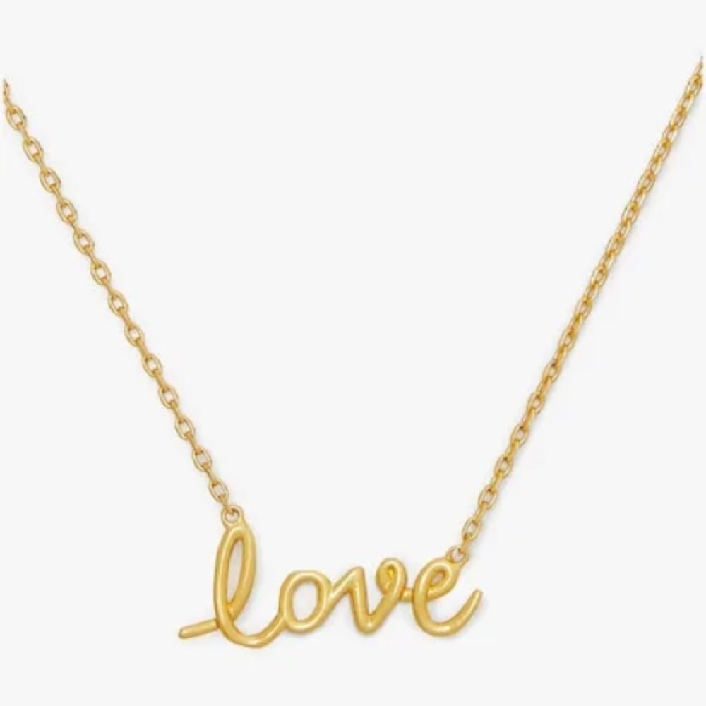 Kate Spade Say Yes Love Pendant Necklace